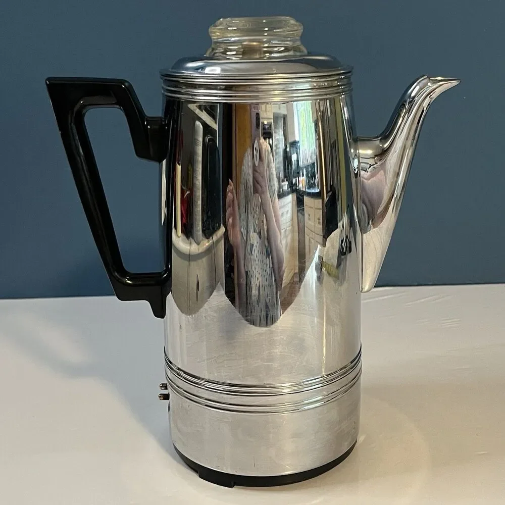 Vtg GENERAL MILLS Automatic Coffee Percolator GM8A Works RARE 1950’s *READ
